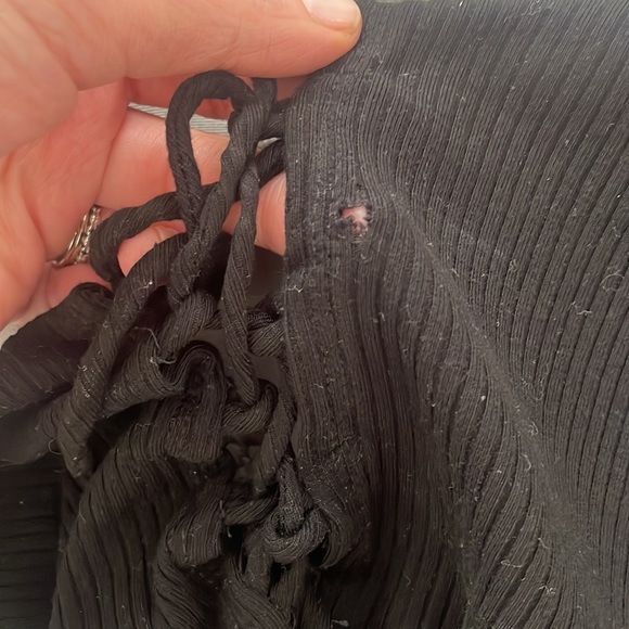 REFORMATION sleeveless ace up body suit. - Picture 2 of 2